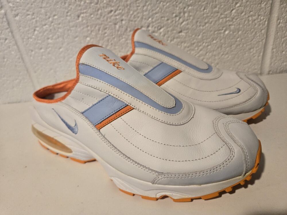 Nike Air Max 93 Slip On Womens Size 8 White Used Good Condition